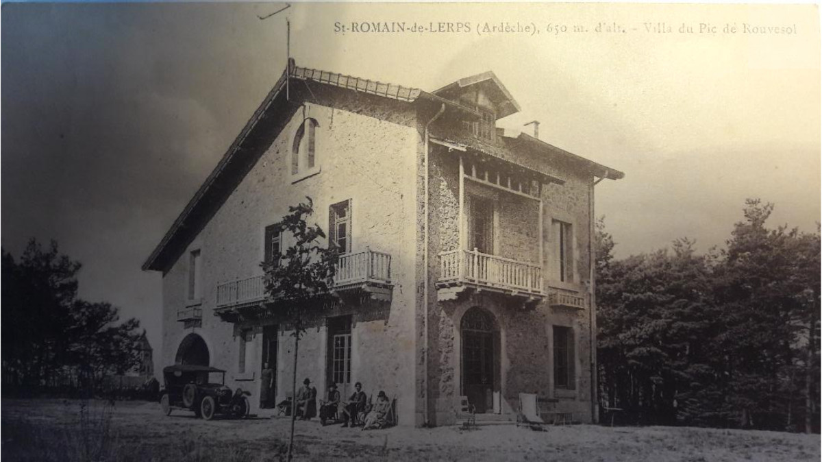 Photo historique de la villa